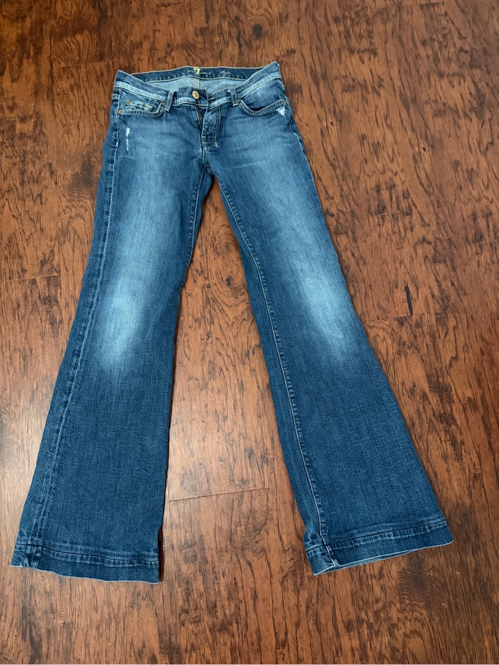 7 For All Mankind Medium Wash Flare Jeans